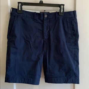 Abercrombie & Fitch navy blue cargo shorts